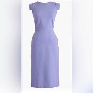 J. Crew Resume Sheath Dress, Blue Orchid, Sz. 2